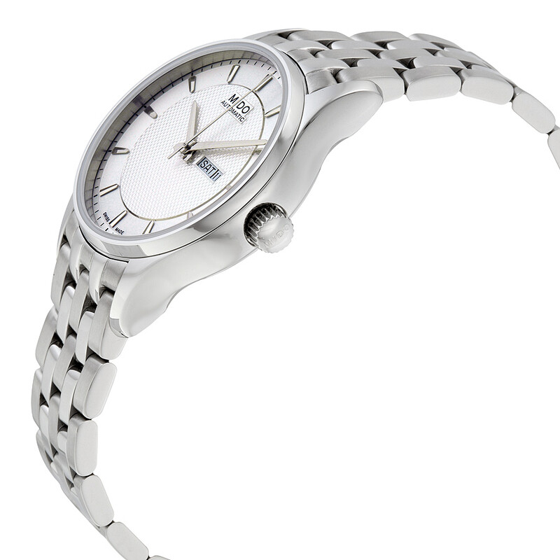 Mido Belluna Automatic Silver Dial Ladies Watch M0012301103191