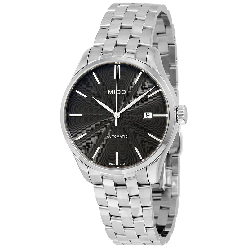 MIDO Belluna II 自動巻き メンズ腕時計 Mido Belluna II Automatic Black Dial Men's Watch M0244071106100