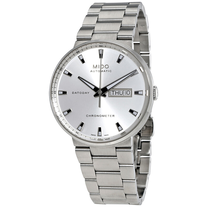 Mido Commander II Automatic Chornometer Silver Dial Men's Watch