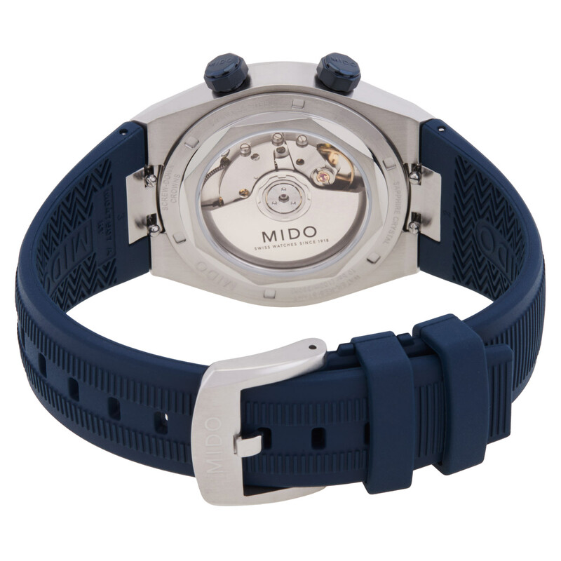 Mido Multifort 8 Two Crowns Automatic Blue Dial Watch M047.507.17
