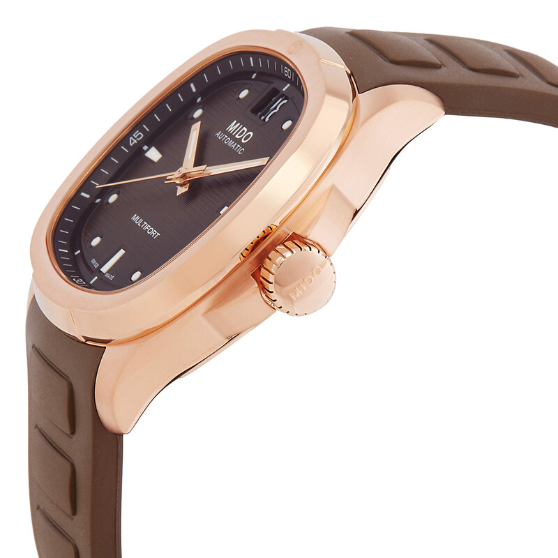Mido Multifort TV Automatic Brown Dial Men's Watch M0495263729100