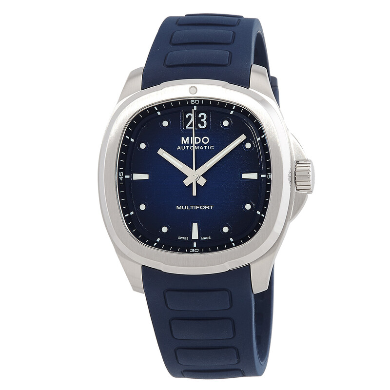 Mido Multifort TV Big Date Automatic Blue Dial Men's Watch