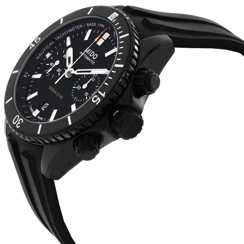 Mido Ocean Star Chronograph Automatic Black Dial Men's Watch