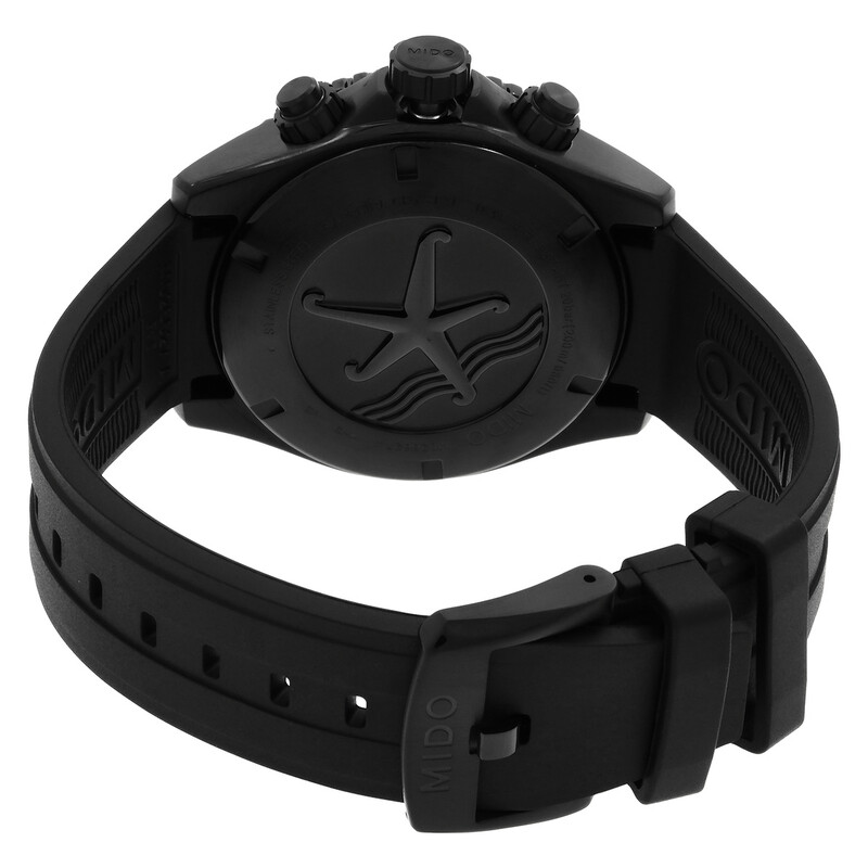 Mido Ocean Star Chronograph Automatic Black Dial Men's Watch