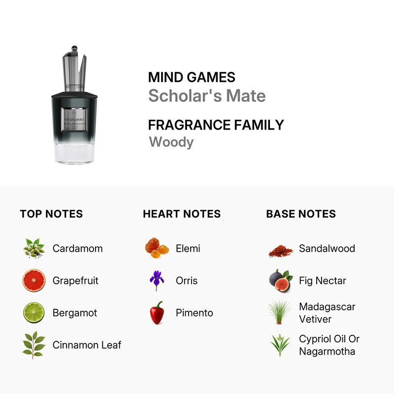 Mind Games Unisex Scholar's Mate Extrait de Parfum Spray 3.4 oz