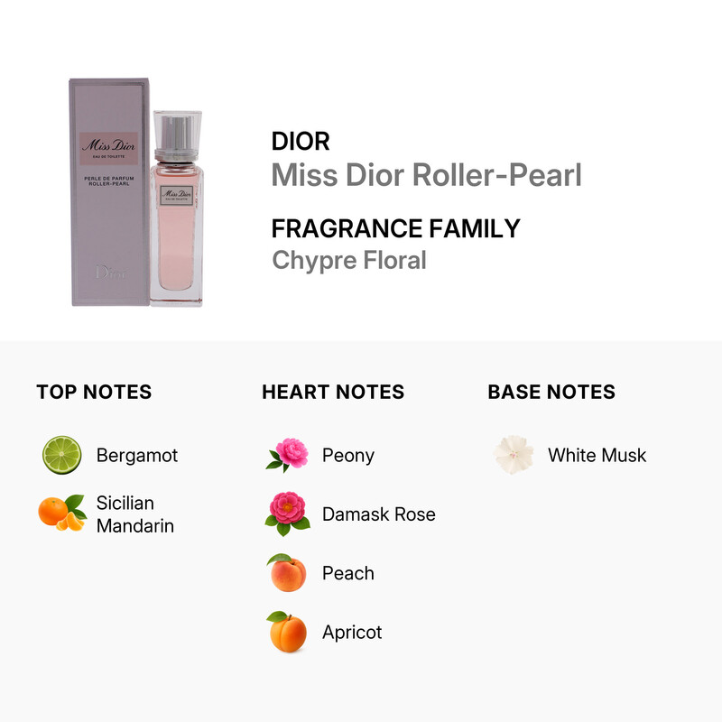 Dior Miss Dior Roller-Pearl by Christian Dior for Women - 0.67 oz
