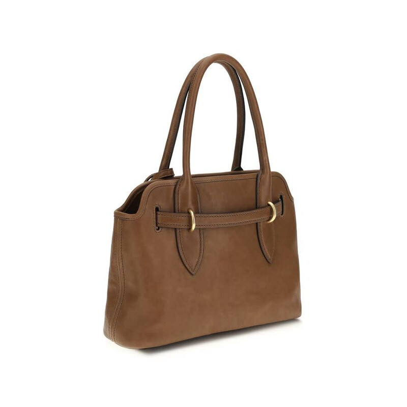 Miu Miu Aventure Top Handle Bag — Brown MI5BA292VOON2BBLF0316BB