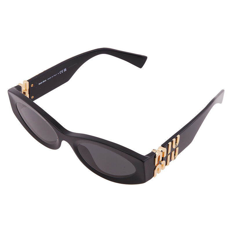 miu miu ブラック サングラス　MU 11WS 1AB5S0 Miu Miu MU 11WS Sunglasses 1AB5S0 Black - eye-oo.com