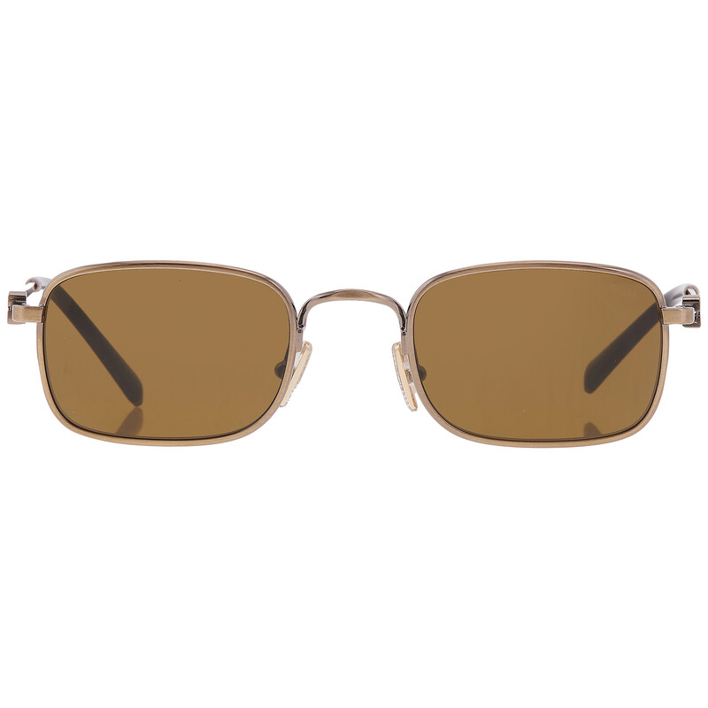 Miu Miu Brown Rectangular Ladies Sunglasses MU A53S 26C09Z 49