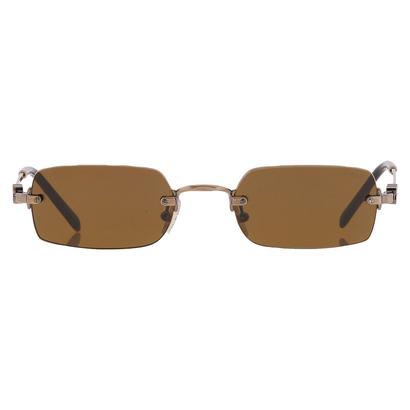 Miu Miu Brown Rectangular Ladies Sunglasses MU B50S 26C09Z 50