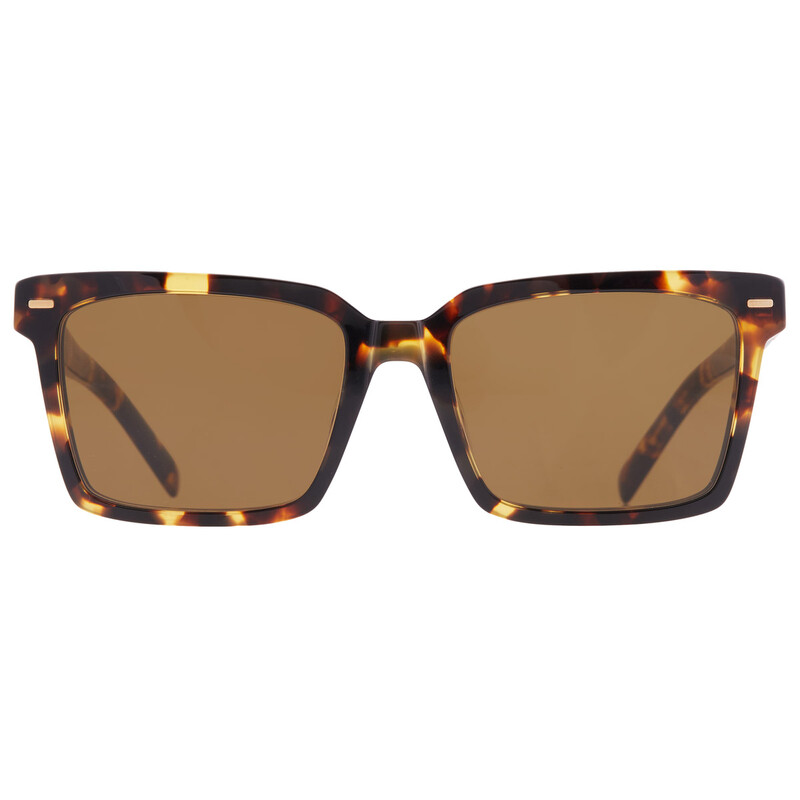 Miu Miu Brown Square Ladies Sunglasses MU 13ZS VAU01T 55