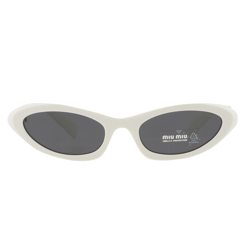 Miu Miu Dark Gray Cat Eye Ladies Sunglasses MU 09YS 1425S0 54