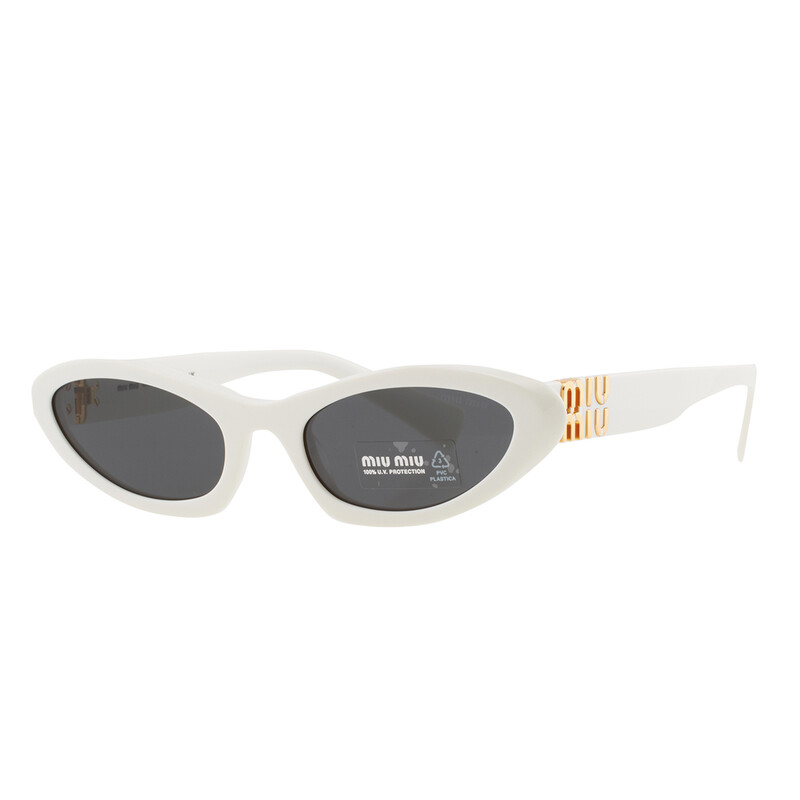 Miu Miu Dark Gray Cat Eye Ladies Sunglasses MU 09YS 1425S0 54