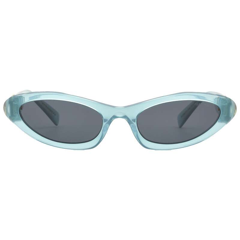 miu miu グレー キャットアイ サングラス Miu Miu Dark Gray Cat Eye Ladies Sunglasses MU 09YS 19L09T 54