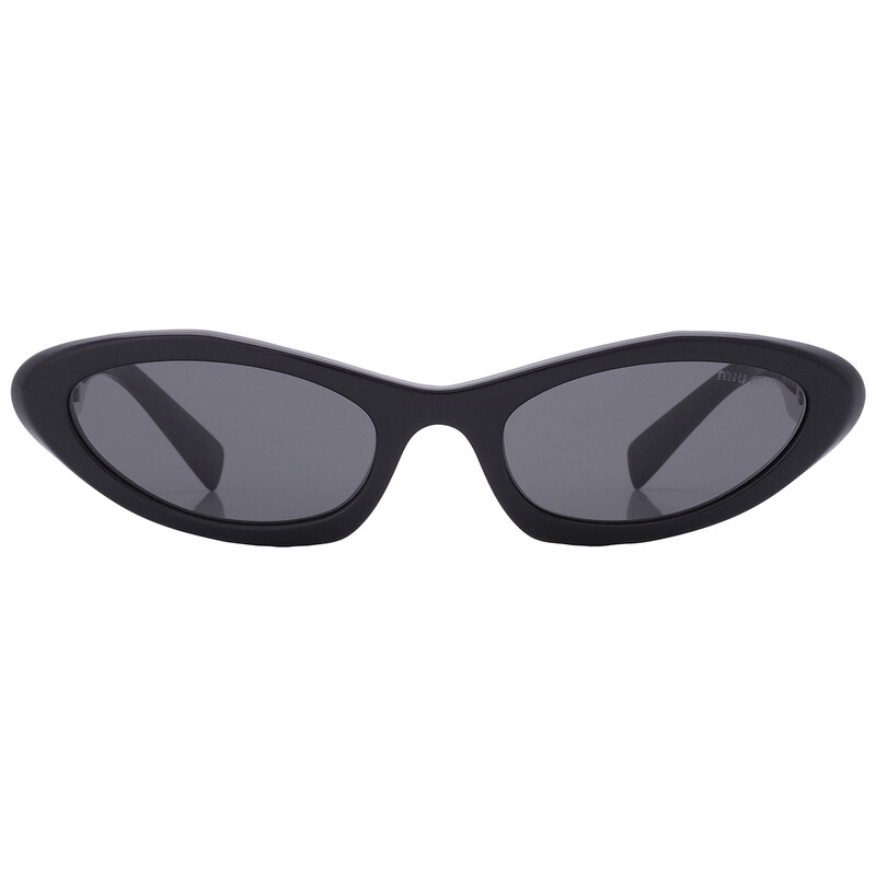 Miu Miu Dark Gray Cat Eye Ladies Sunglasses MU 09YS 1AB5S0 54