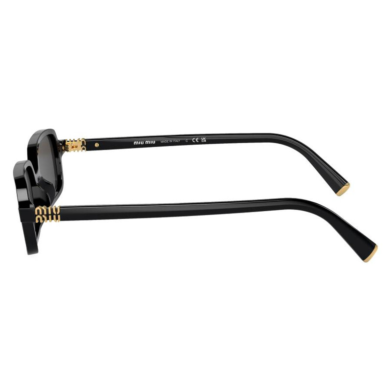 Miu Miu Dark Grey Pilot Ladies Sunglasses MU 11ZSF 16K5S0 52