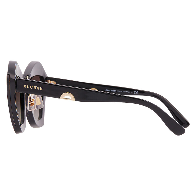 Miu Miu Gray Gradient Butterfly Ladies Sunglasses 0MU 01XS