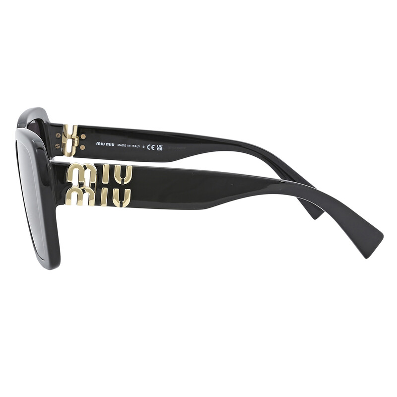 Miu Miu Grey Gradient Square Ladies Sunglasses MU 10YS 1AB5D1 56