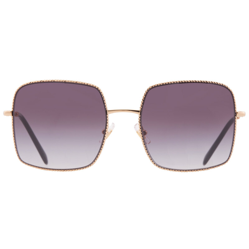 MIU MIU Grey Gradient Metal Butterfly Sunglasses Miu Miu Gold Tone/ Grey Gradient SMU 55X Butterfly  main image 4