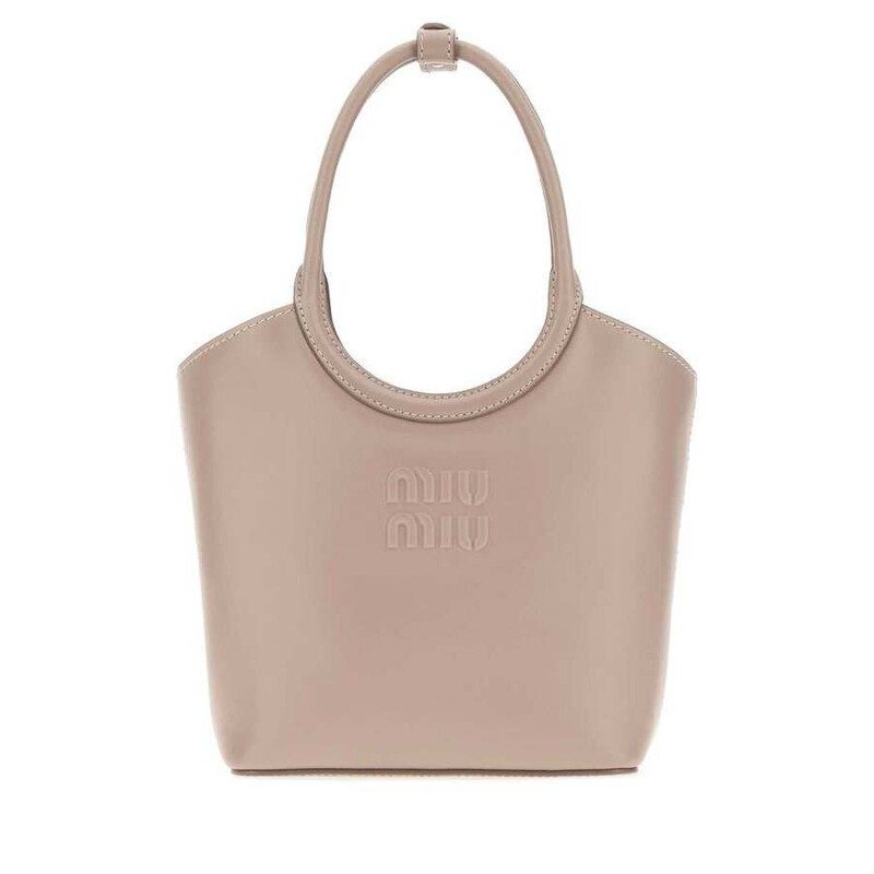 Miu Miu Ivy Shoulder Bag — Beige 5BA330VOLO2E6Y F0D32 - Handbags