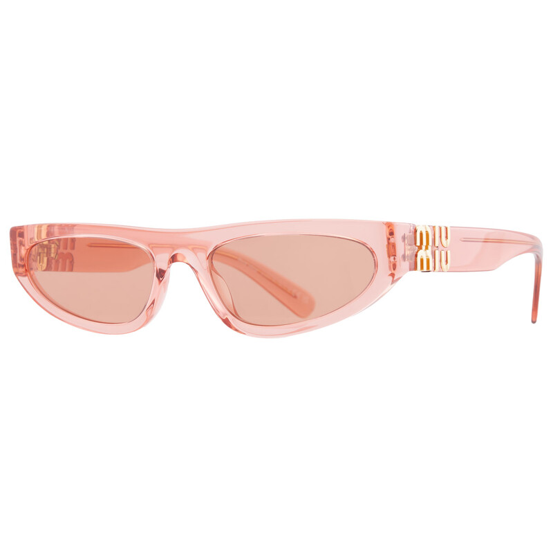 Miu Miu Orange Cat Eye Ladies Sunglasses MU 07ZS 14T07V 56