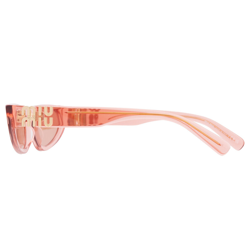 Miu Miu Orange Cat Eye Ladies Sunglasses MU 07ZS 14T07V 56