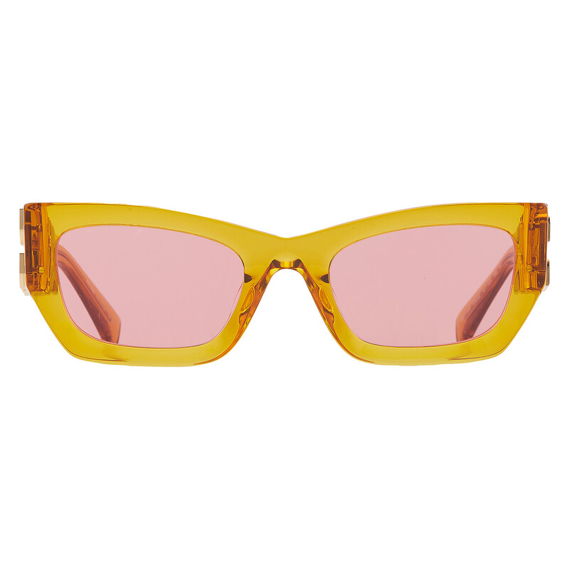 Miu Miu Pink Cat Eye Ladies Sunglasses MU 09WS 12T1D0 53