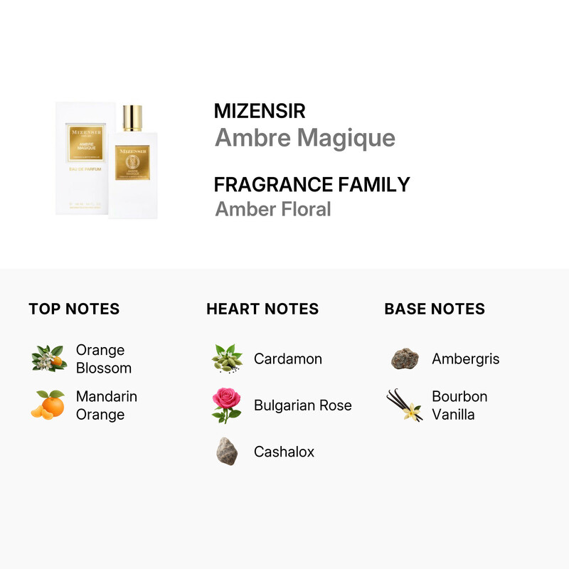 Mizensir Unisex Ambre Magique EDP 3.4 oz Fragrances 7640184457042
