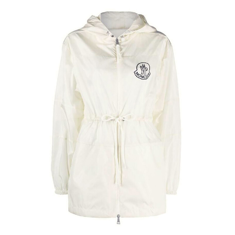 Moncler Adjustable Hood Raincoat, Brand Size 2 (Medium