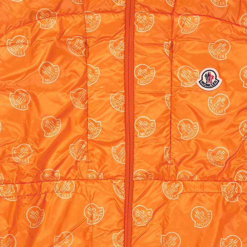 Moncler Alkarab Logo-Patch Vest, Brand Size 4 (X-Large