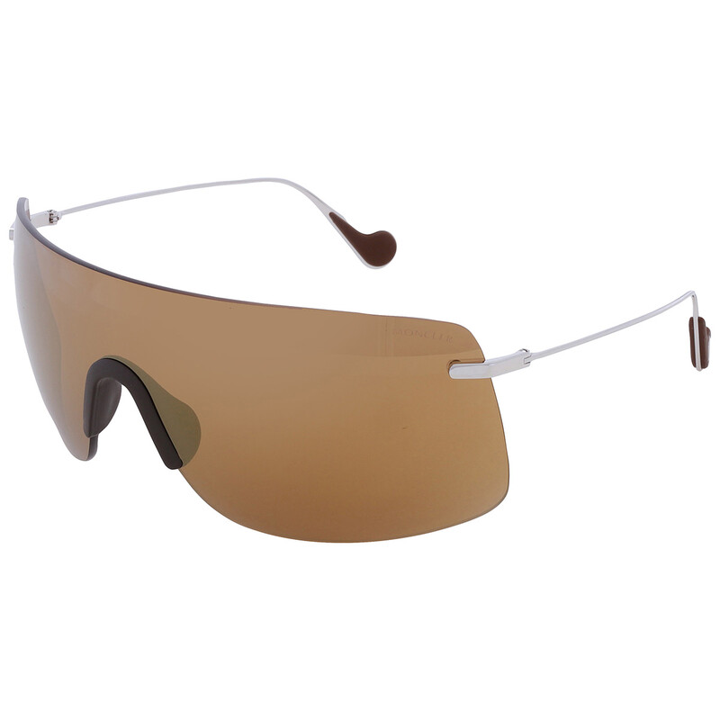 Moncler Electra Amber Shield Unisex Sunglasses ML0137-P 16G 00