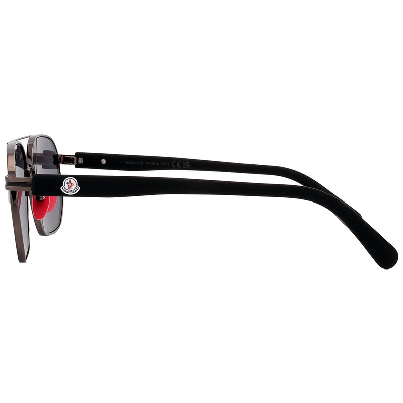 Moncler Flaperon Smoke Navigator Men's Sunglasses ML0242-H 08A 56