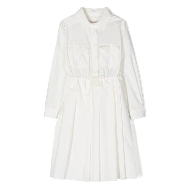 Moncler Enfant Kids Offwhite Dress for Girls