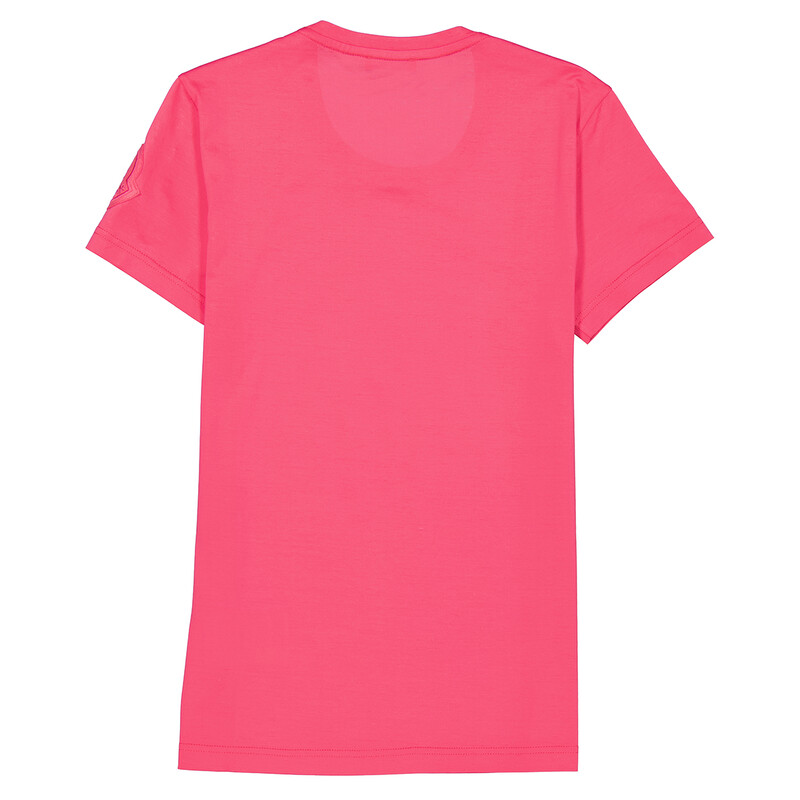 MONCLER ピンク Tシャツ　8A Moncler Pink Logo T-Shirt Size X-Small E10938086261-V8002-522