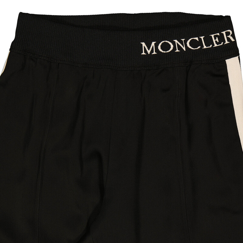 Moncler Ladies Side Stripe Tracksuit Pants in Black, Brand  display picture 3