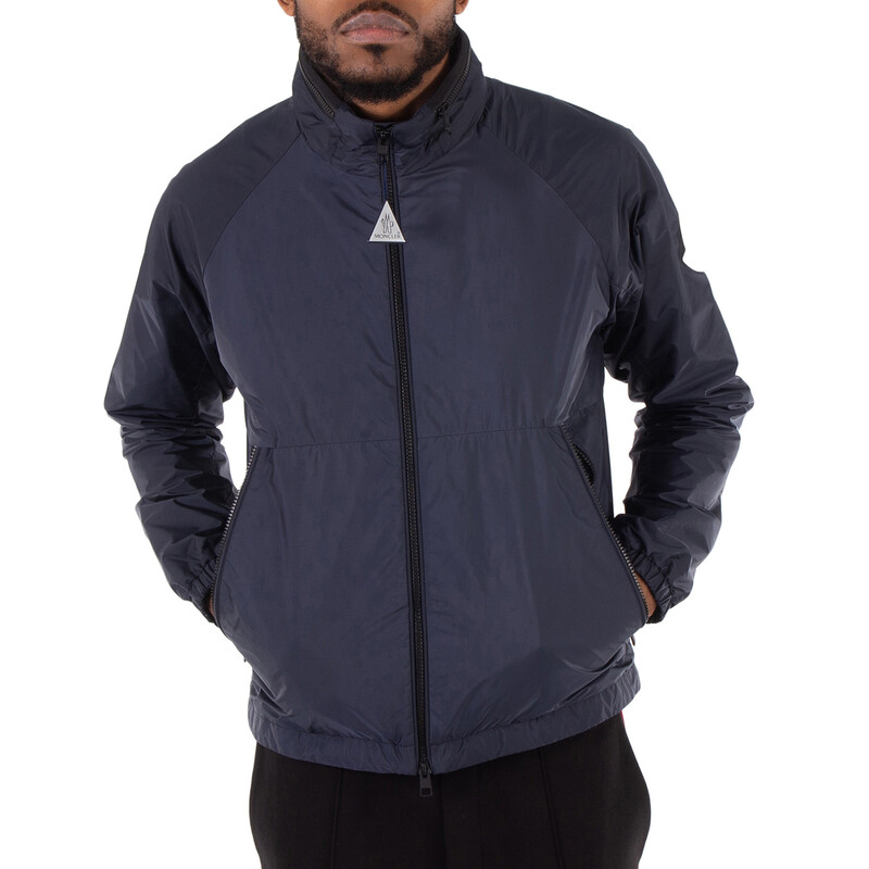 Moncler Men's Blue Octano Windbreaker, Brand Size 4 (X-Large