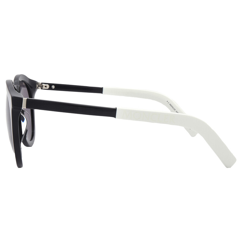 Moncler Odeonn Polarized Smoke Round Unisex Sunglasses ML0291 01D