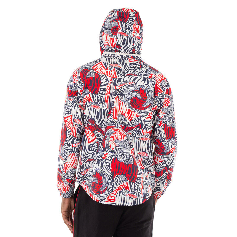MONCLER ENORA モンクレール エノラ ナイロンジャケット Moncler Ornain Windbreaker Jacket, Brand Size 2 (Medium
