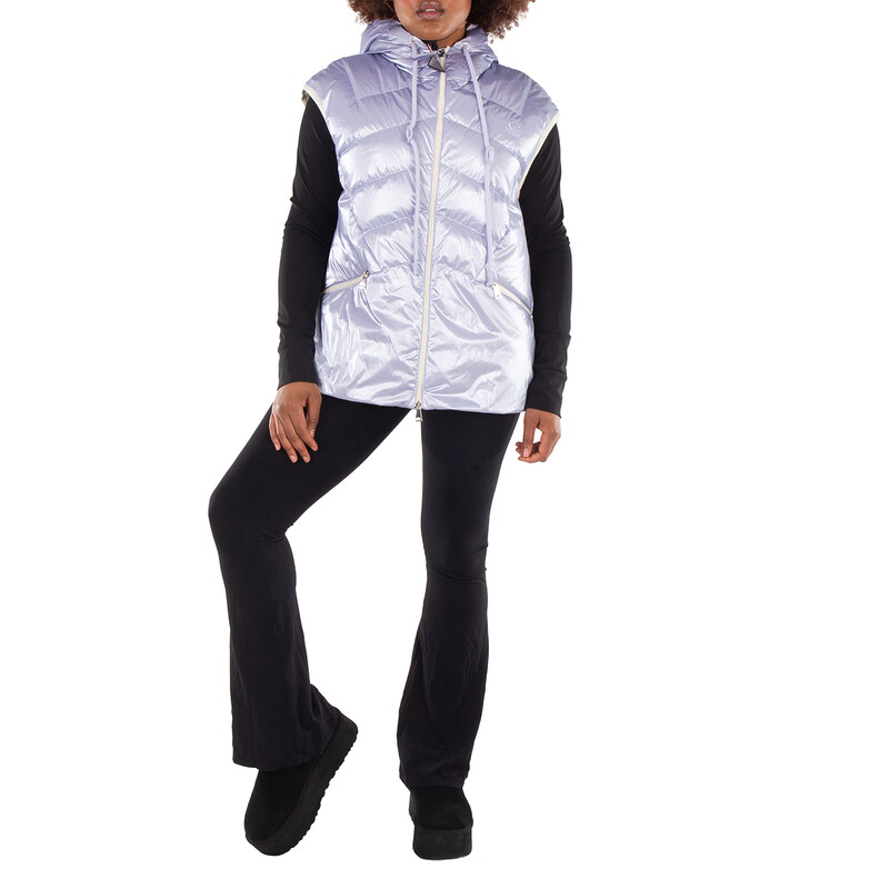 Moncler Petetoz Hooded Down Vest, Brand Size 2 (Medium