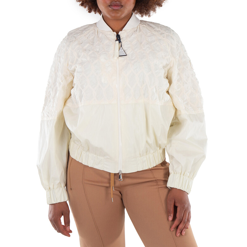 Moncler Quilted Long Sleeve Bomber Jacket, Brand Size 2 (Medium