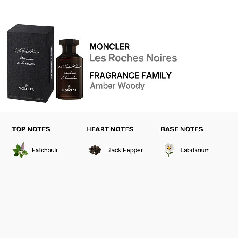 Moncler Unisex Les Roches Noires EDP 3.4 oz Fragrances