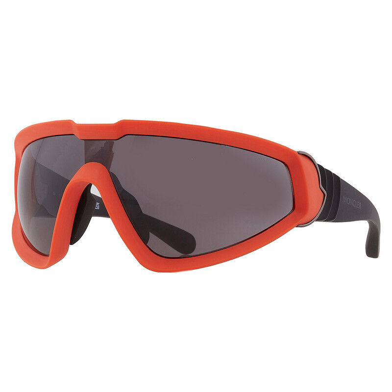 MONCLER　ML0249 43A WRAPID　サングラス オレンジ Moncler Wrapid Smoke Wrap Men's Sunglasses ML0249 43A 00
