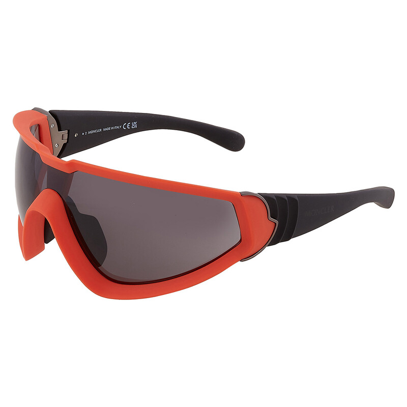 MONCLER　ML0249 43A WRAPID　サングラス オレンジ Moncler Wrapid Smoke Wrap Men's Sunglasses ML0249 43A 00