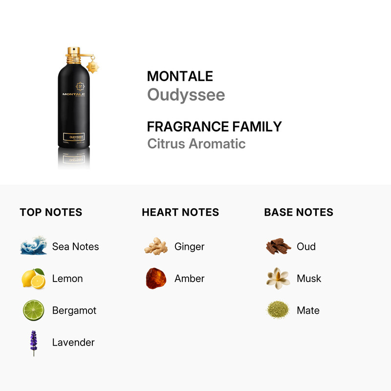Montale Unisex Oudyssee EDP Spray 3.4 oz Fragrances 3760260458634