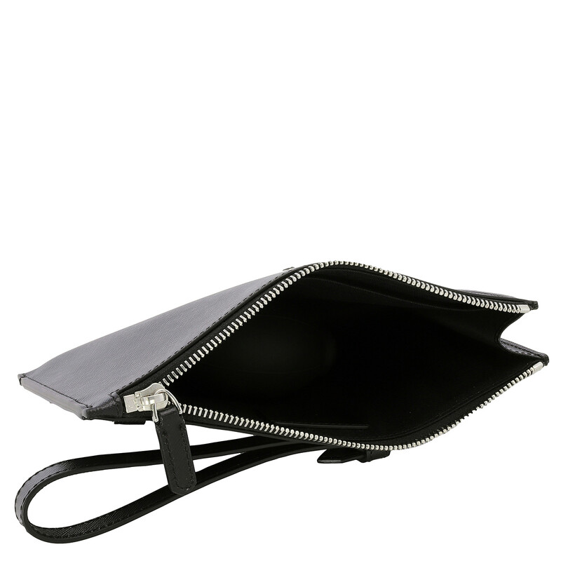 Montblanc Black Calfskin Leather Sartorial Small Pouch 128572