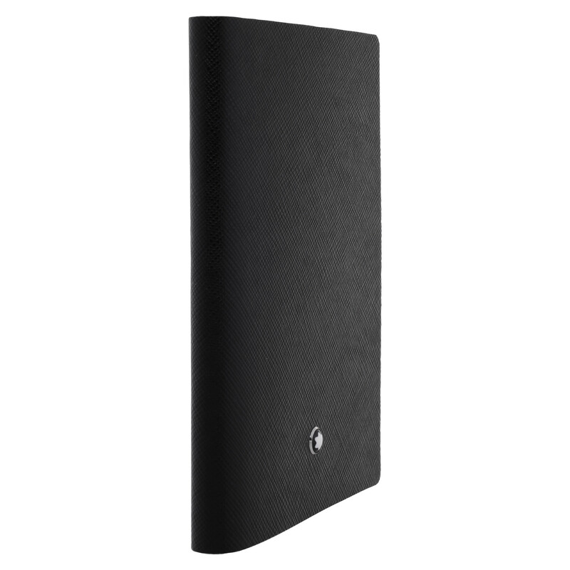Montblanc Black Leather Small Notebook 134719 4062037977607 - Jomashop