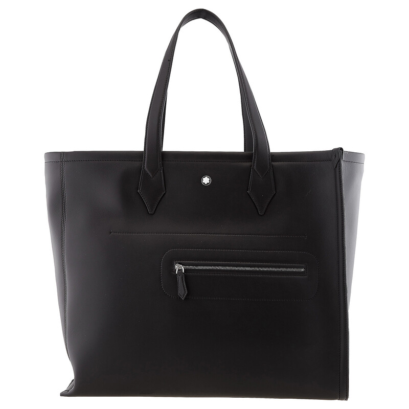 Montblanc Black Meisterstuck Selection Soft Leather Tote MB130045