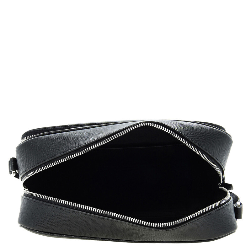Montblanc Black Sartorial Leather Messenger Bag 198127