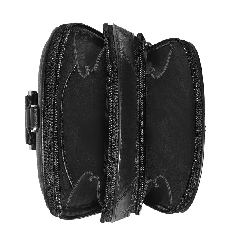 Montblanc Black Sartorial Leather Sling Bag 199368 4062037840222