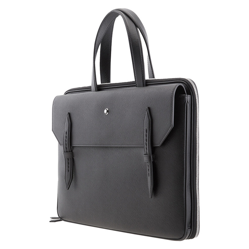 Montblanc Black Sartorial Thin Leather Briefcase 220490